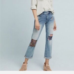 pilcro denim patchwork jeans slim boyfriend style